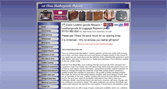 Desktop Screenshot of leathergoodsrepairs.co.uk